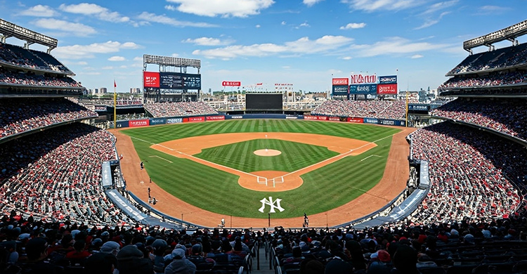 Yankee Stadium charter buses in NYC